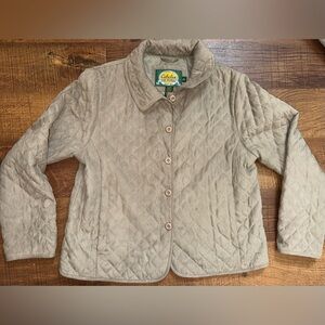 Cabela's Beige Quilted Utility Jacket